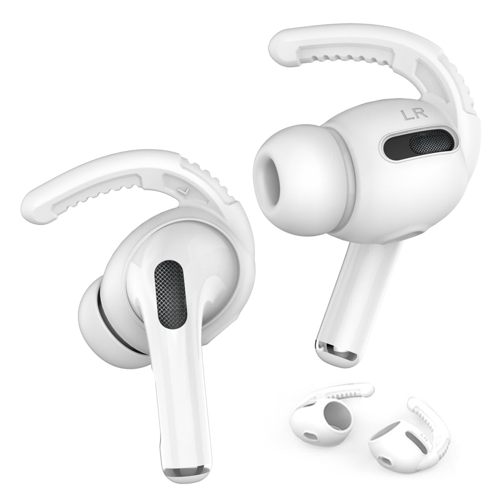AHASTYLE PT-100 Silicone Ear Cover for Apple AirPods Pro Anti-Skid Ear Hooks 1 Pair Anti-Lost Ear Tips AHASTYLE PT-100 Silicone Ear Cover for Apple AirPods Pro Anti-Skid Ear Hooks 1 Pair Anti-Lost Ear Tips